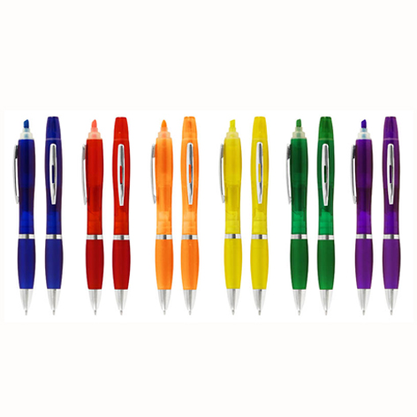Productos Bolígrafo con Destacador Wind Color - Imagen 1