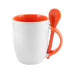 Tazón Cerámico Curvo con Cuchara - Imagen 2