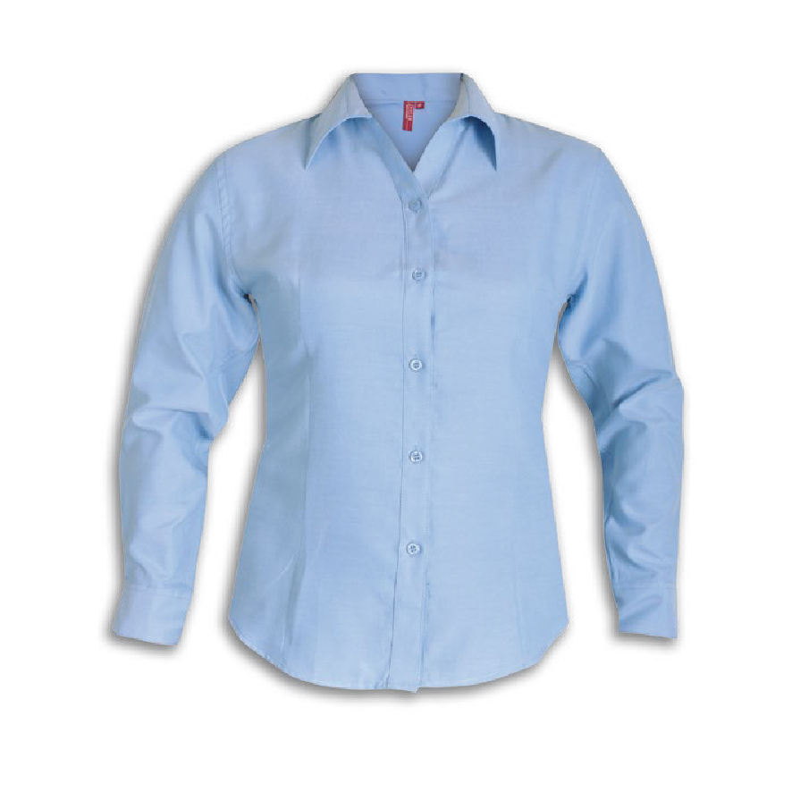 RF02-1-01.jpg Blusa Oxford Manga Larga - Imagen 1