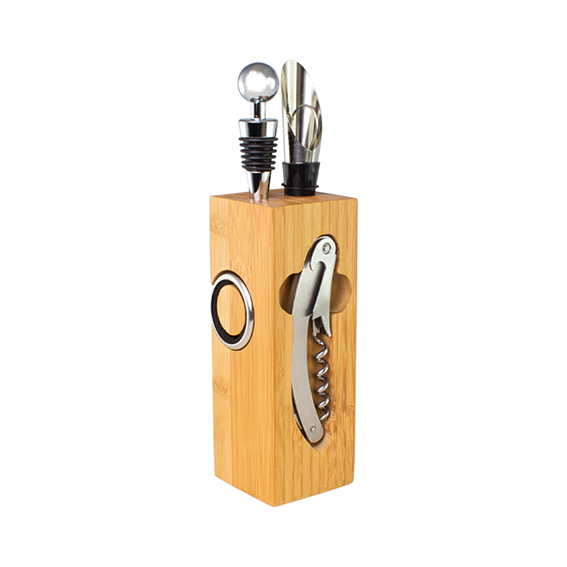 GT32_01 Set de Vino rectangular de Bamboo - Imagen 1