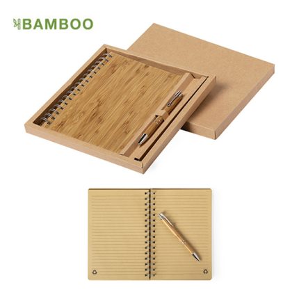Set de Libreta y Bolígrafo Ecológico