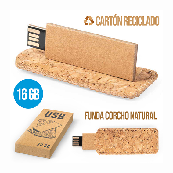 EC240-1 Pendrive Ecológico Nosux - 16GB - Imagen 1