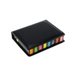 Set de Notas Adhesivas de PU Negro
